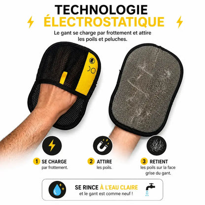 Gant pour chien et chats electro statique 